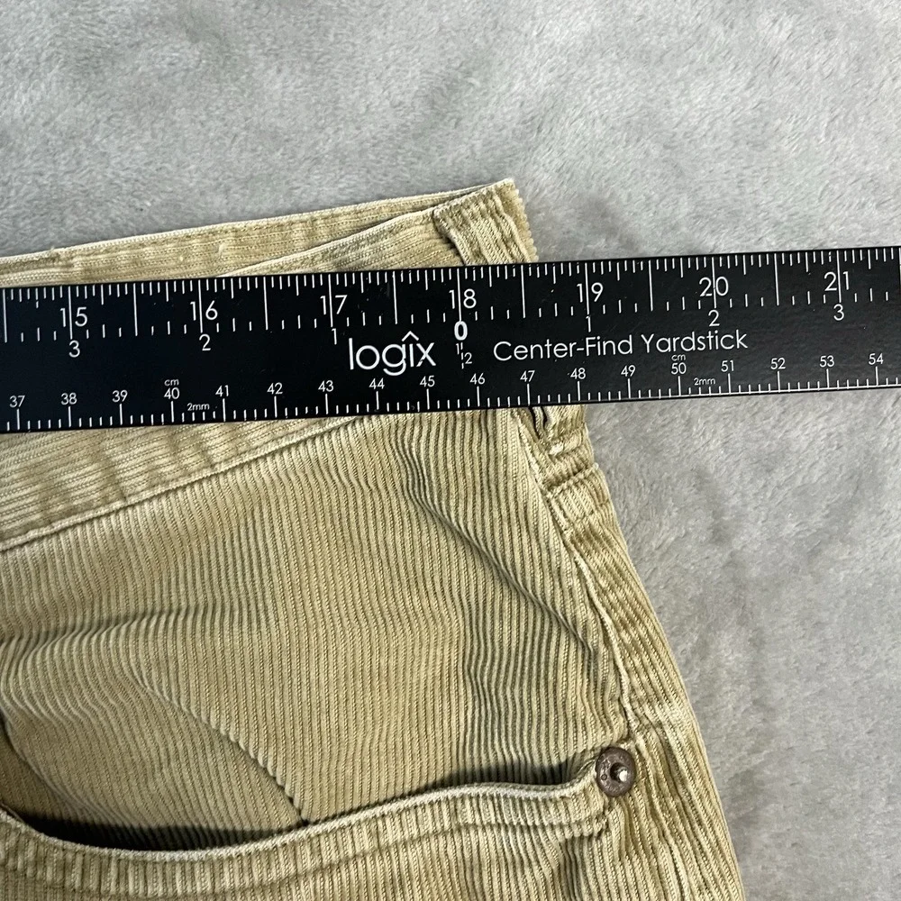 Polo Ralph Lauren Corduroy Pants Mens 38x32 Beige Tan Straight Dungarees Preppy